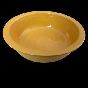 Vintage Fiestaware Fiesta Nappie Bowl Yellow 8-1/2" 1935 - 1969